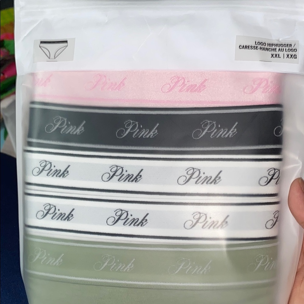 Victoria's Secret Pink Logo Hipster Panties